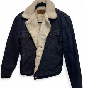 Wrangler Sherpa lined denim jacket